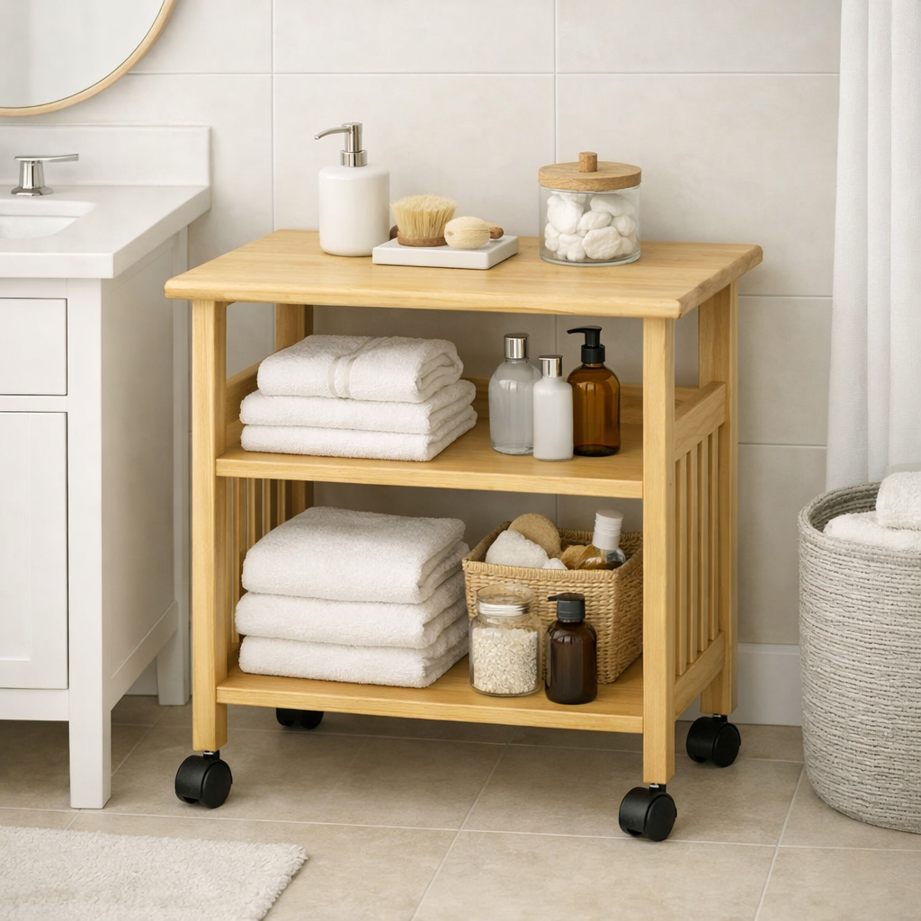 Solid Beechwood Folding Cart