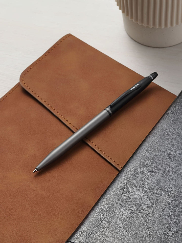 Click™ Tuxedo Satin Metallic Gray Ballpoint Pen