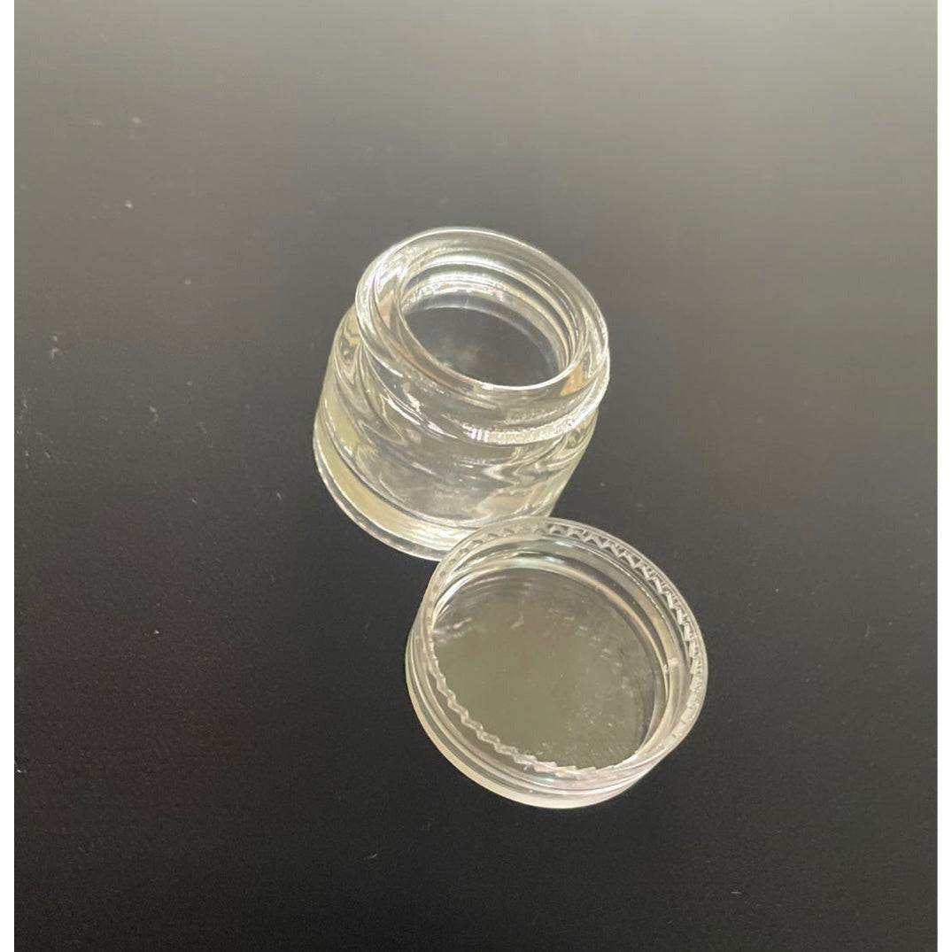 5mL Clear Glass Jars with Screw Top Lids  (10-Pack)
