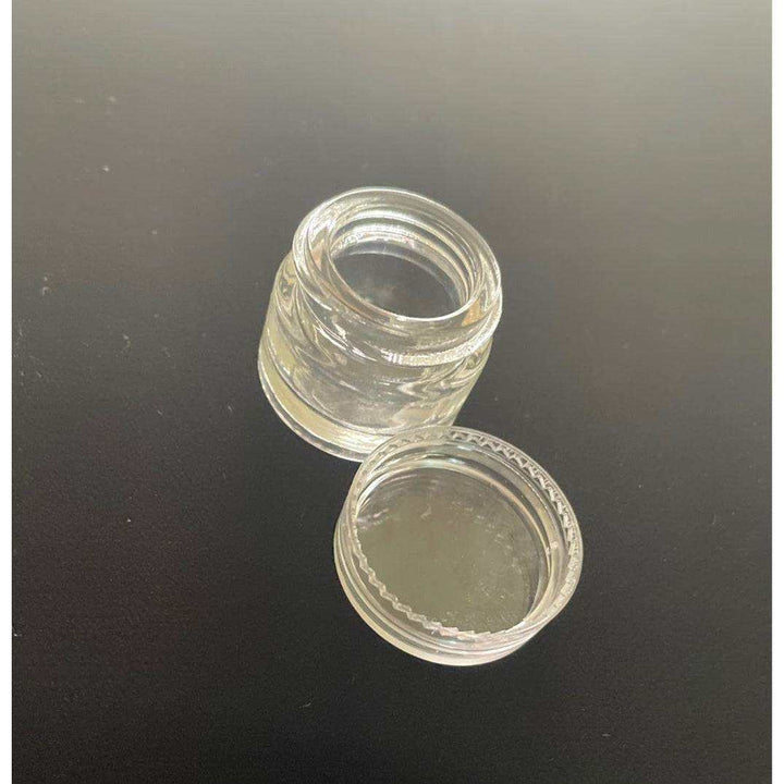 5mL Clear Glass Jars with Screw Top Lids  (10-Pack)
