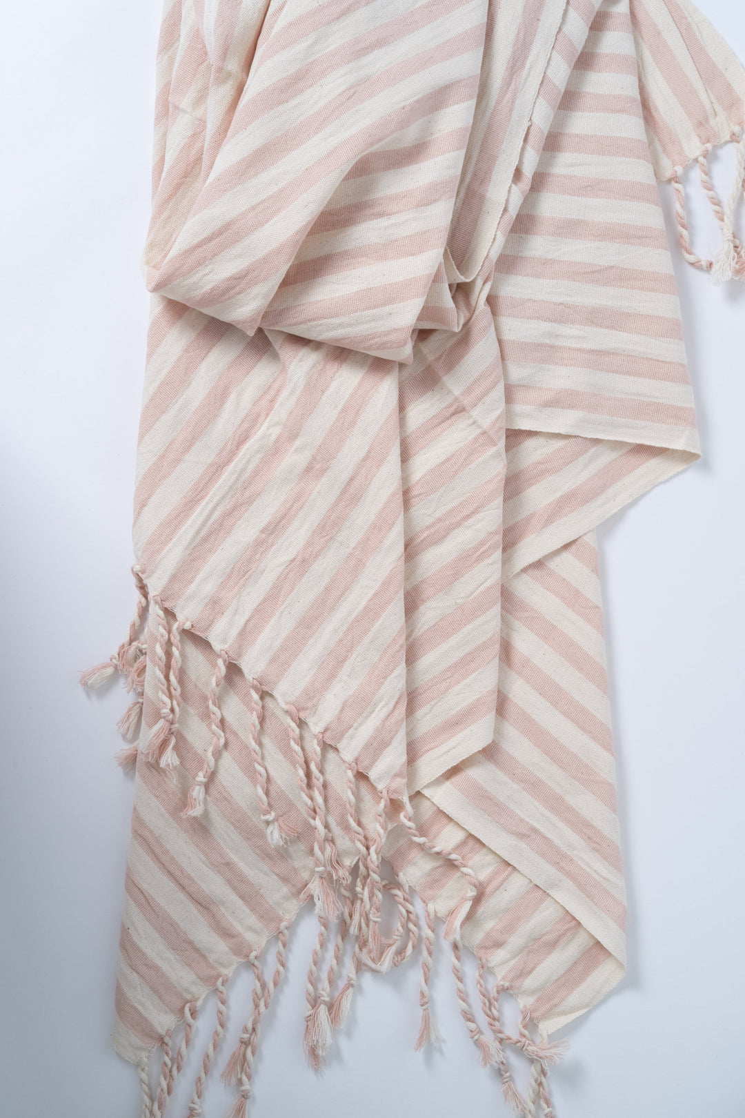 Girit Salmon Cotton Linen Towel