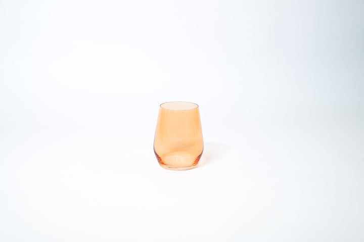 Creamsicle - Colored Wine Glass