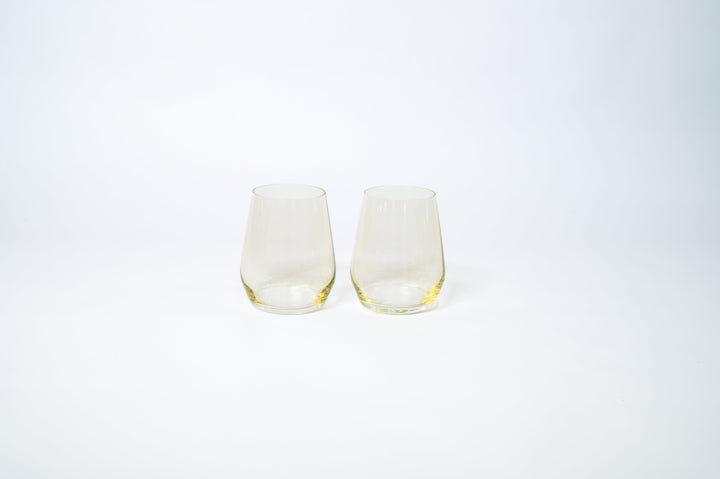 Lemon Drop Yellow- Stemless Colored Wine Glass