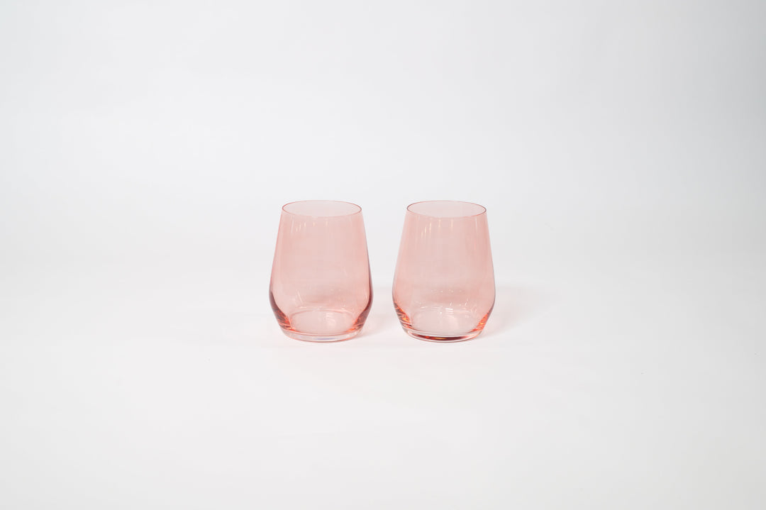 Tickle Me Pink - Colored Wine Glass