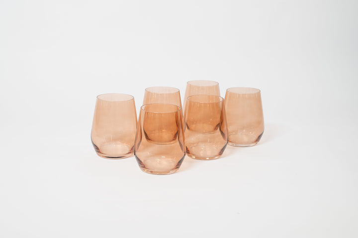 Brown Sugar - Colored Wine Glass
