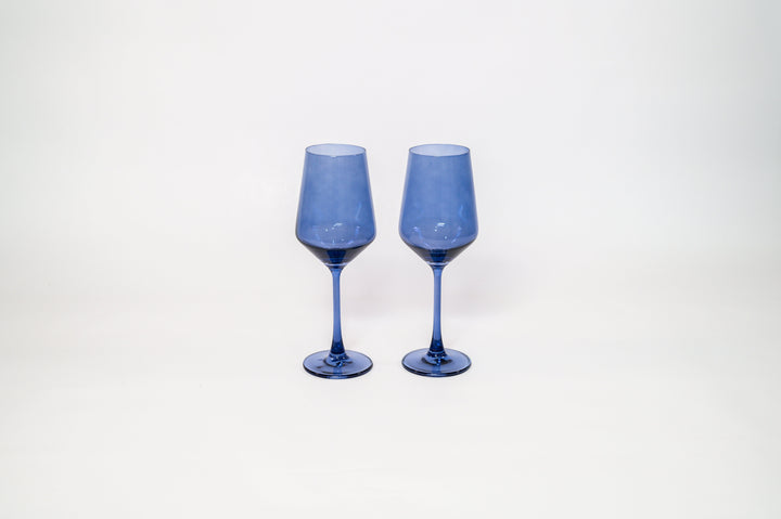 Indigo-go - Stemless Colored Wine Glass