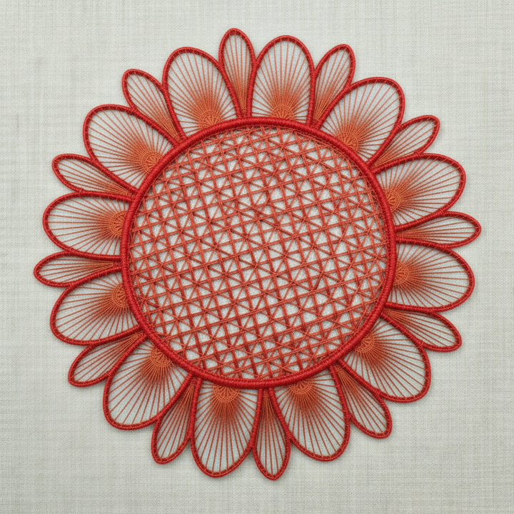 Daisy Handwoven Iraca Placemat