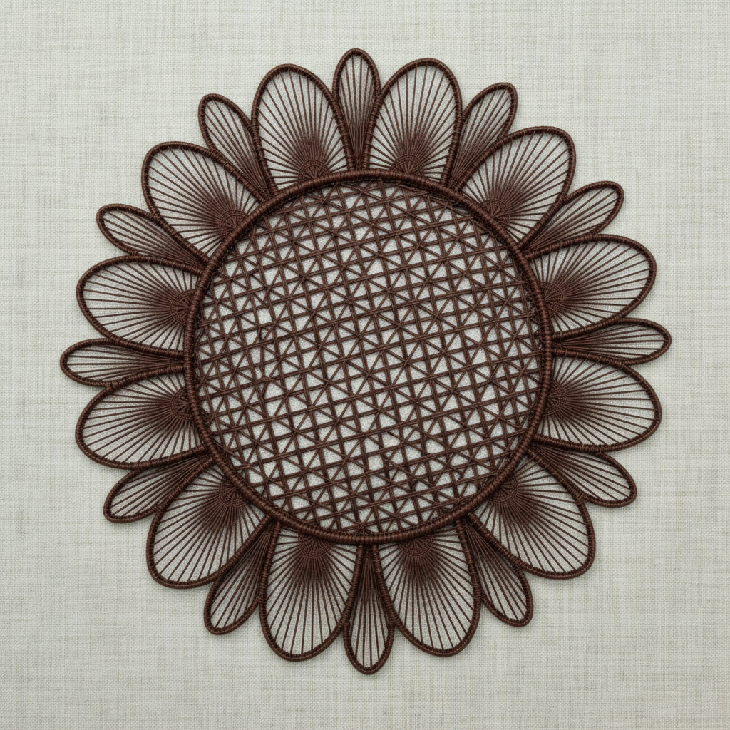 Daisy Handwoven Iraca Placemat
