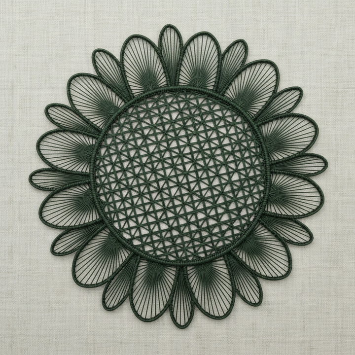 Daisy Handwoven Iraca Placemat
