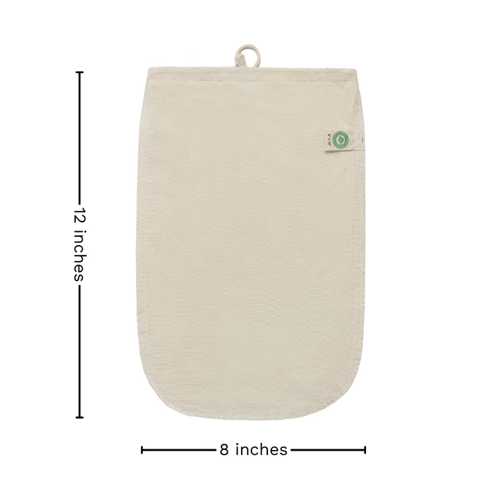 Organic Cotton Nut Milk & Straining Bags (Set of 4 Sizes0