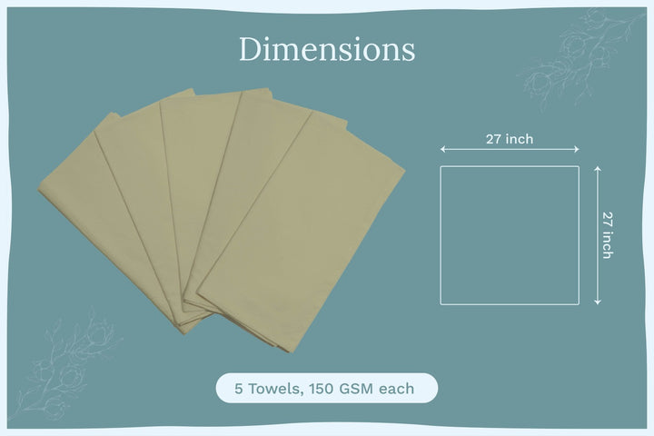 Organic Cotton Flour Sack Towels (Set of 5 or 10)