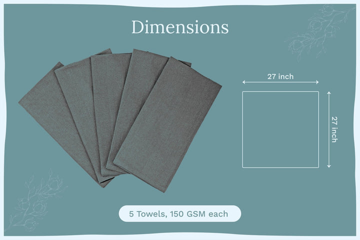 Organic Cotton Flour Sack Towels (Set of 5 or 10)
