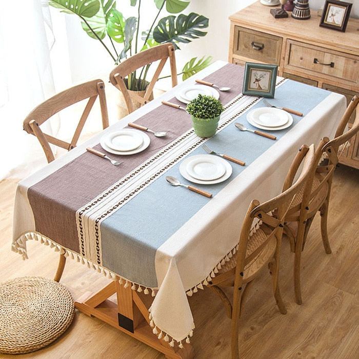 Stylish Linen Table Cloth
