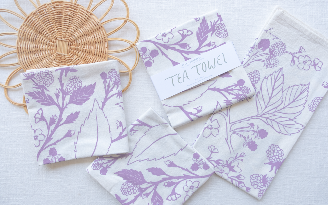 Berries Cotton Tea Towel
