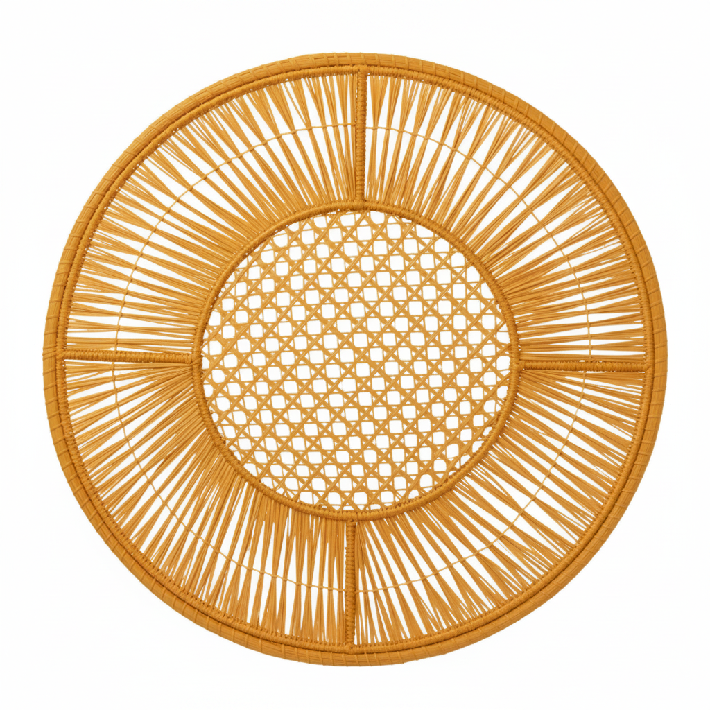 Radiant Handwoven Iraca Placemat