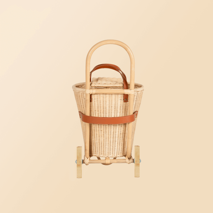 Eric Kids Shopping Trolley–Rattan