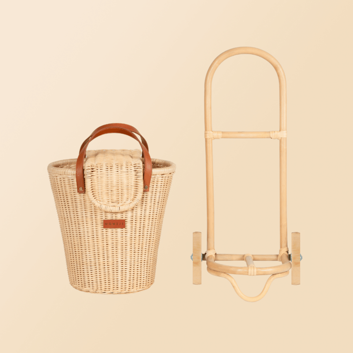 Eric Kids Shopping Trolley–Rattan