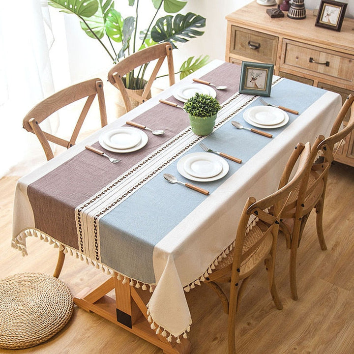 Stylish Linen Table Cloth