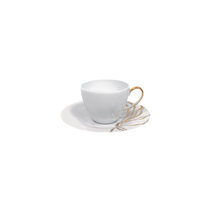 Fiume D'Oro Tea Cup & Saucer (Set of 2)