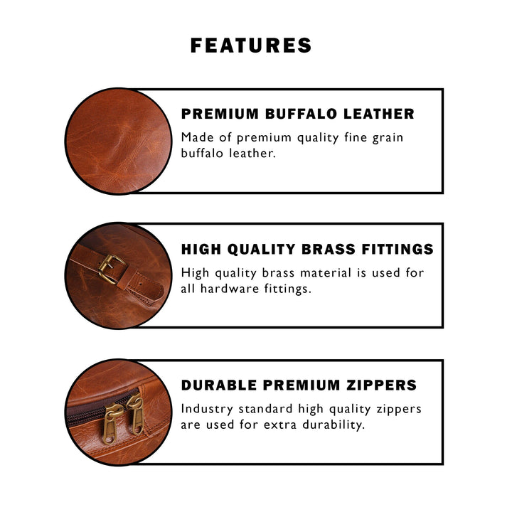 Rustic Buffalo Cymbal Case