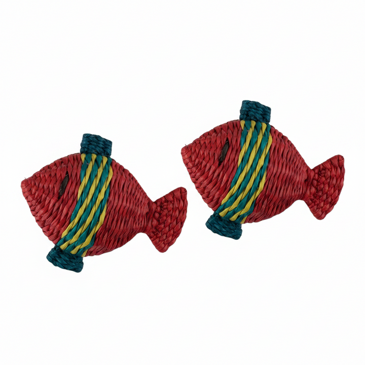 Fish Handwoven Iraca Napkin Rings