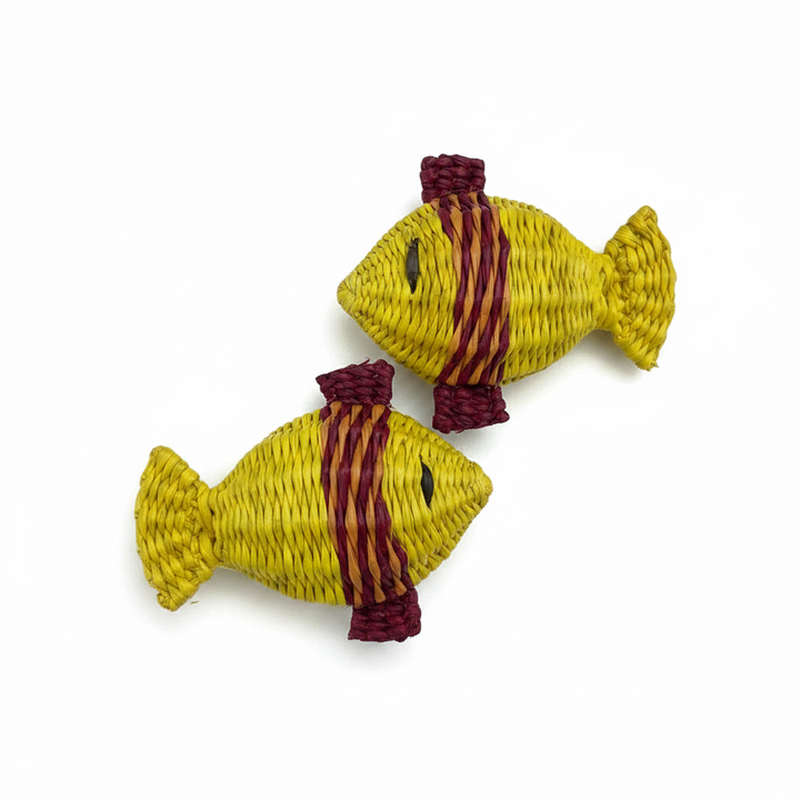 Fish Handwoven Iraca Napkin Rings