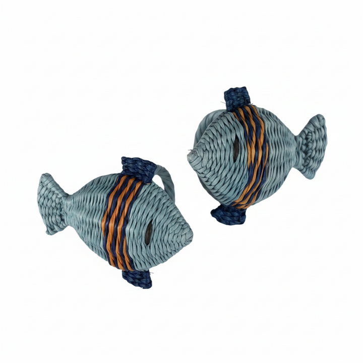 Fish Handwoven Iraca Napkin Rings
