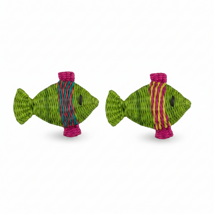 Fish Handwoven Iraca Napkin Rings