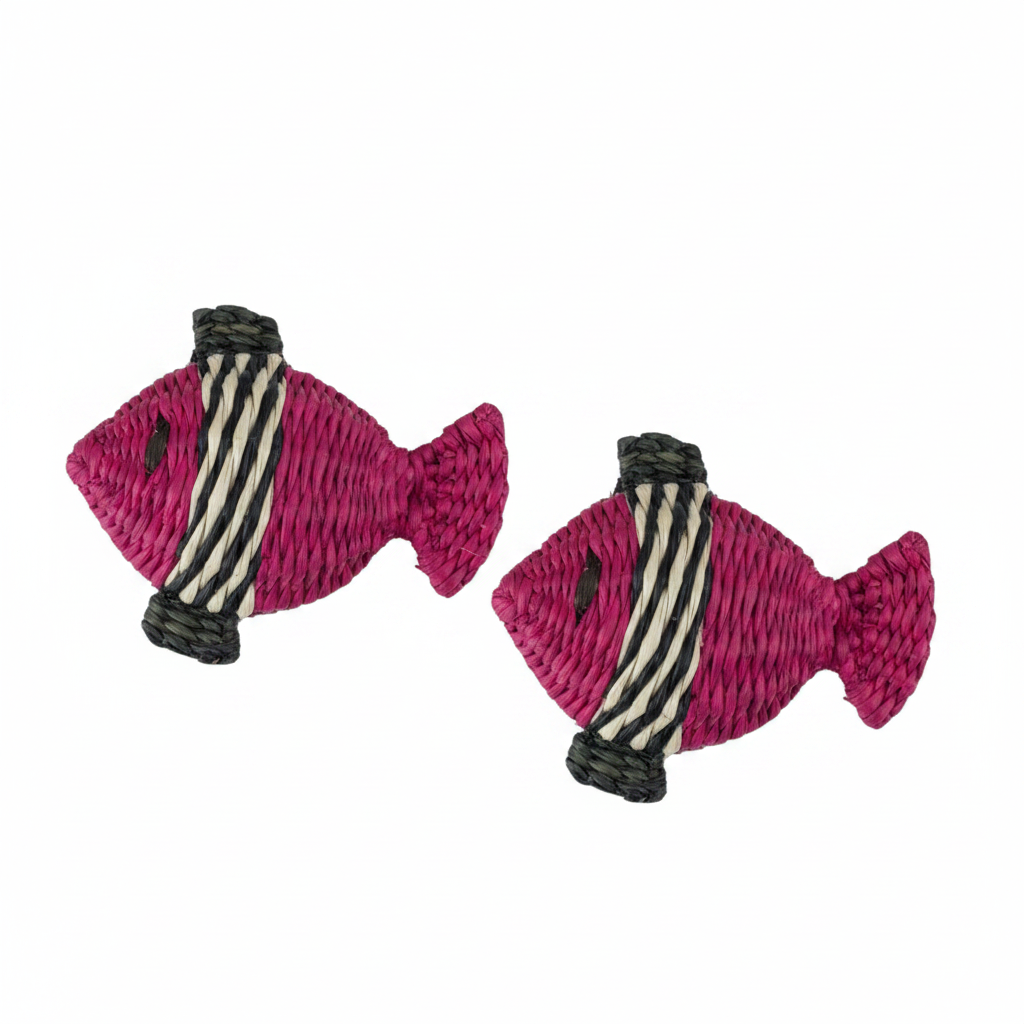 Fish Handwoven Iraca Napkin Rings