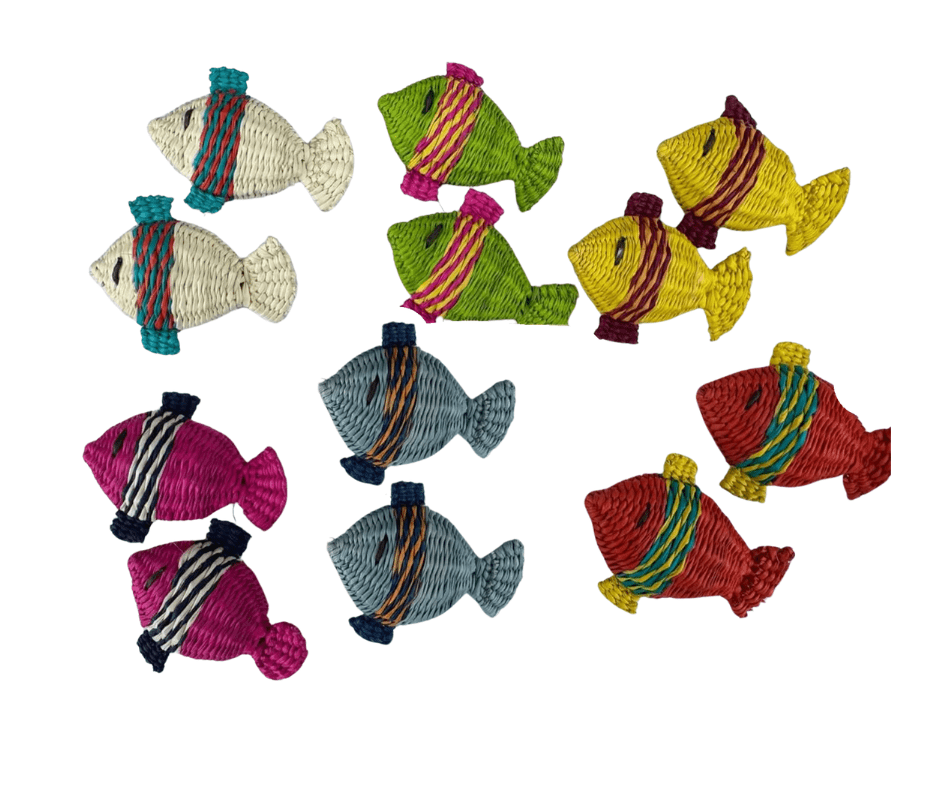 Fish Handwoven Iraca Napkin Rings — Napkin Ring, [material], MacondoForever
