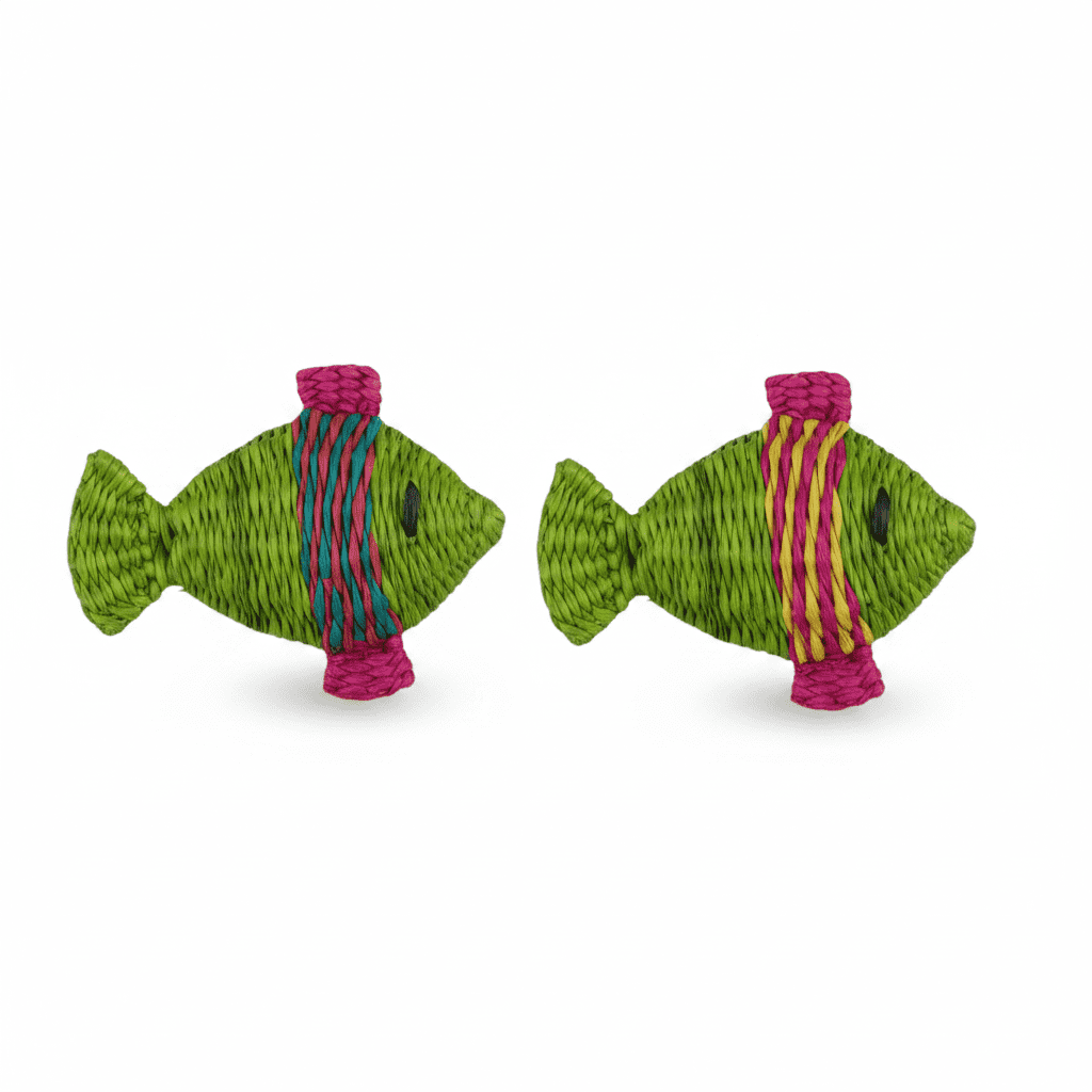 Fish Handwoven Iraca Napkin Rings — Napkin Ring, [material], MacondoForever