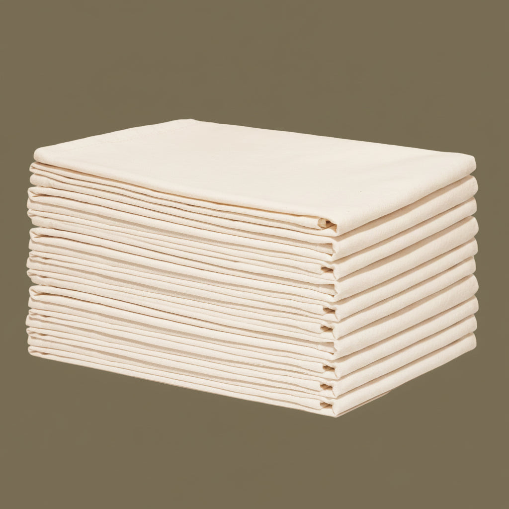 Organic Cotton Flour Sack Towels (Set of 5 or 10)