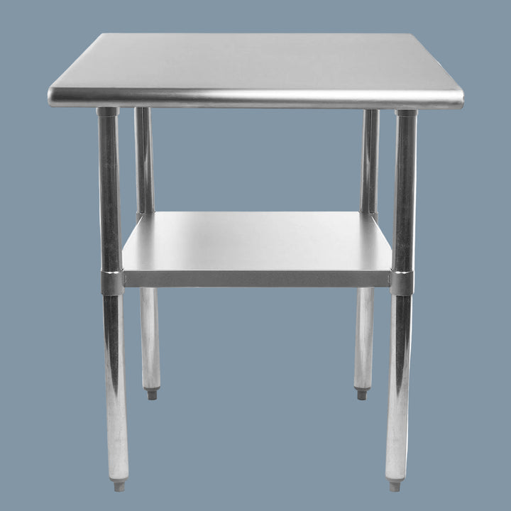 Prepare Food on this Durable 2-by-3-Foot Stainless Steel Kitchen Table