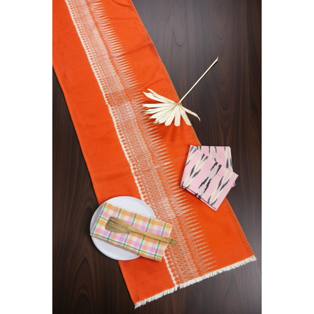 Natural Cotton Gabriela Jaspe Table Runner