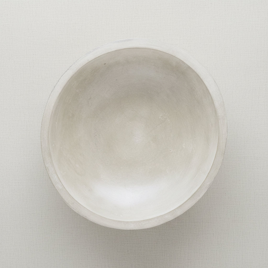 Concrete Para Bowl: White