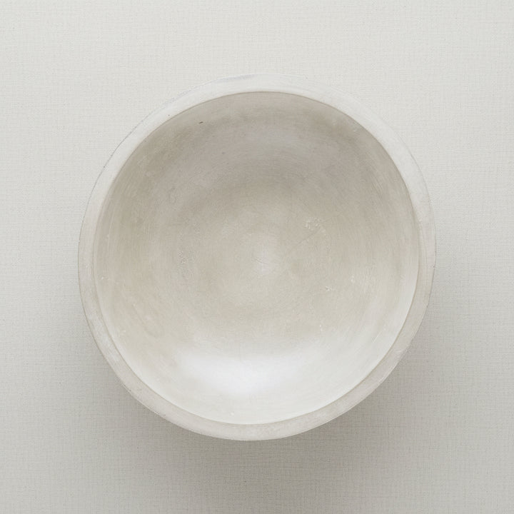Concrete Para Bowl: White
