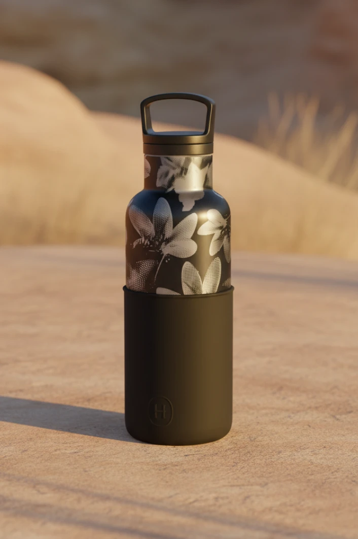Vacuum Insulated Water Bottle - Halftone 16 oz