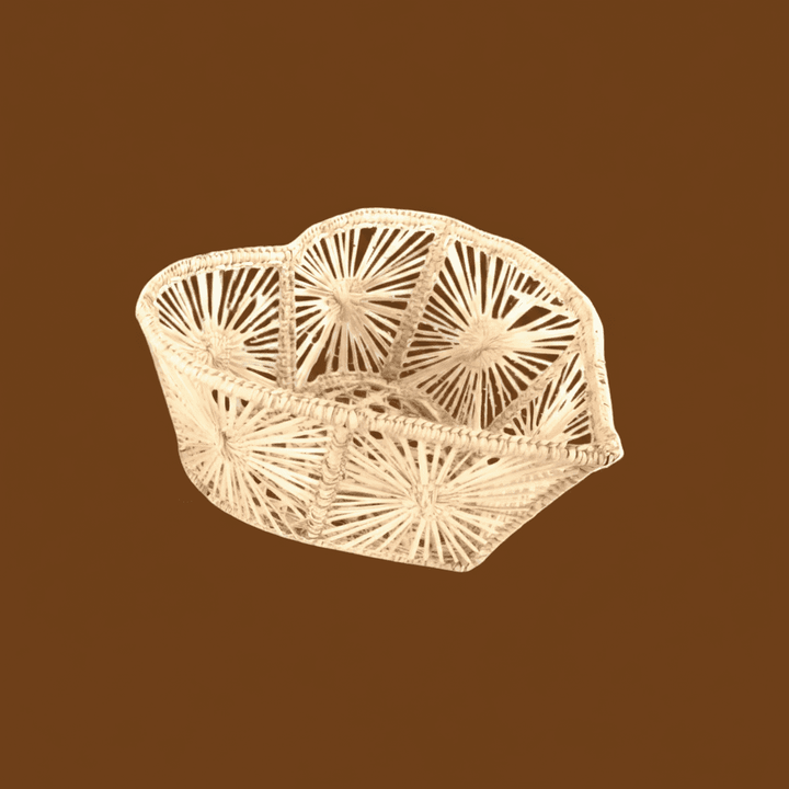 Heart Handwoven Iraca Palm Basket — Basket, [material], MacondoForever