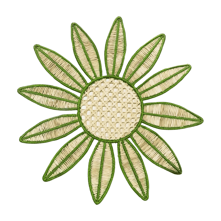 Leaf Bloom Handwoven Iraca Placemat — Placemats, [material], MacondoForever