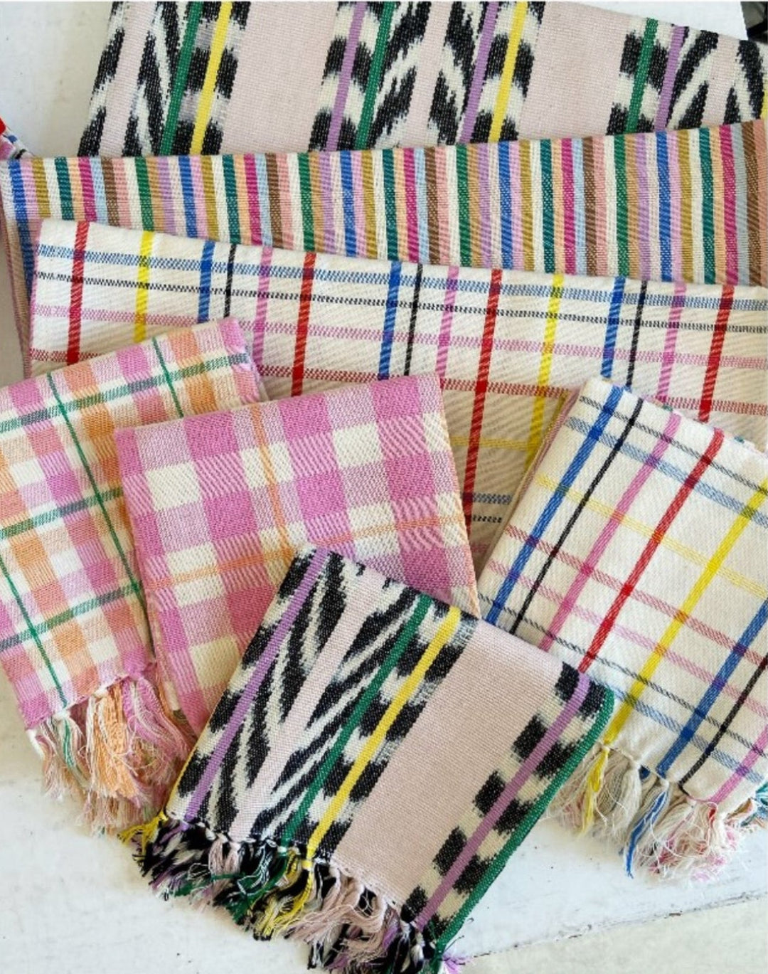 Heavy Cotton Solana Ikat Kitchen Towel