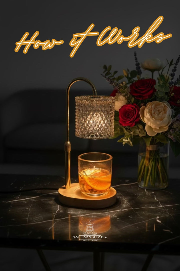Lamp Warmer Champagne Simmer Pot Jar