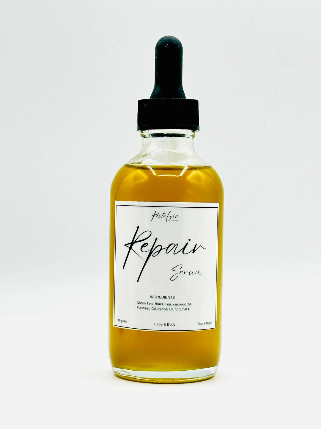 Hyperpigmentation correction kit Repair serum bottle with black cap