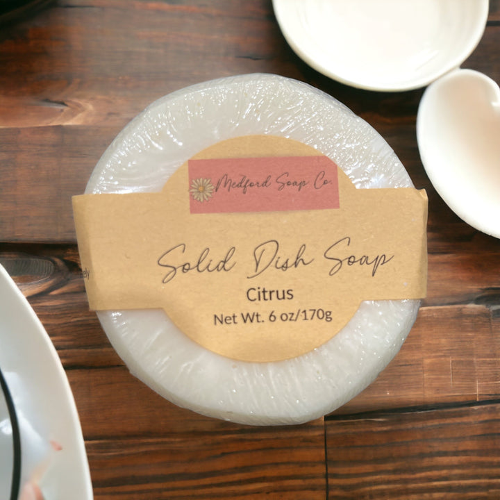 Solid Dish Soap (Citrus)