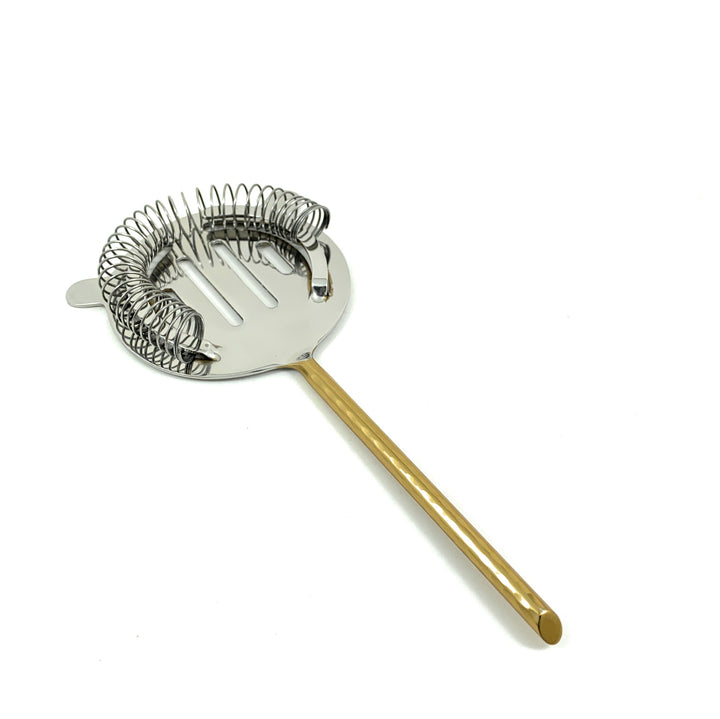 Vibhsa Hammered Stainless Steel Bar Tools Set — Gold PVD, 4‑Piece