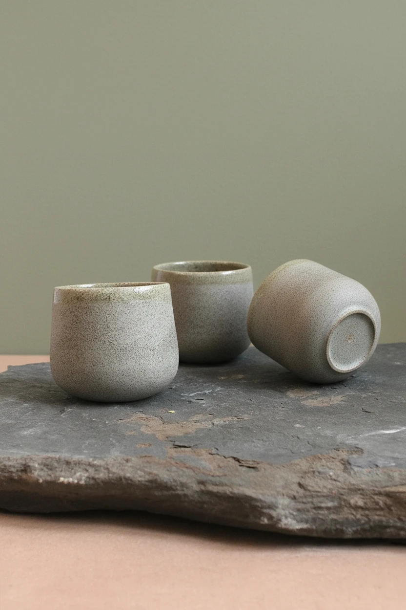 Handmade Stoneware Coffee Cup