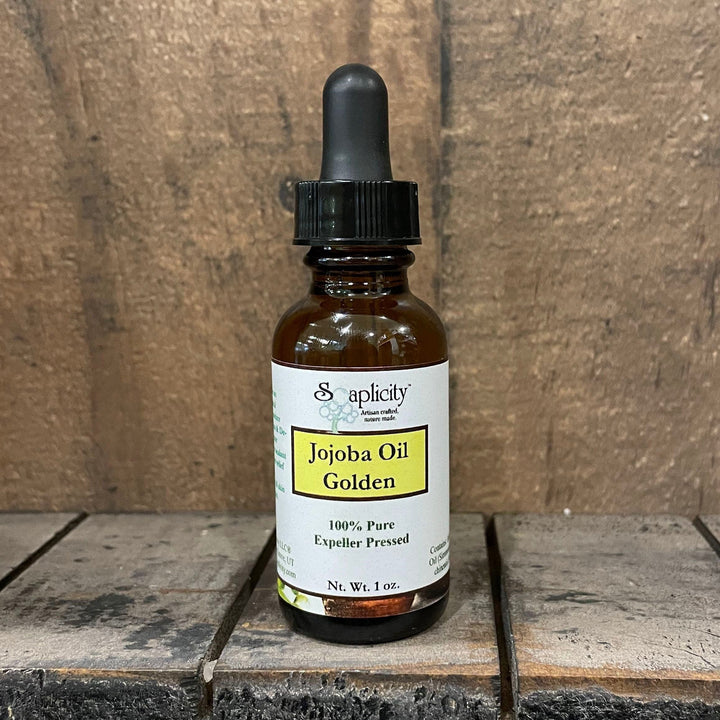 Golden Jojoba Oil, 1 oz. — Base Oil, [material], Soaplicity