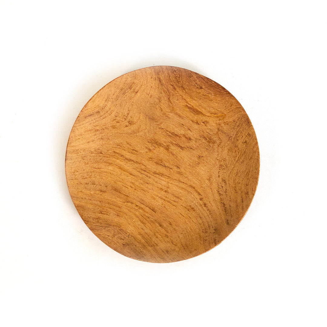 Round Teak Serving Platter