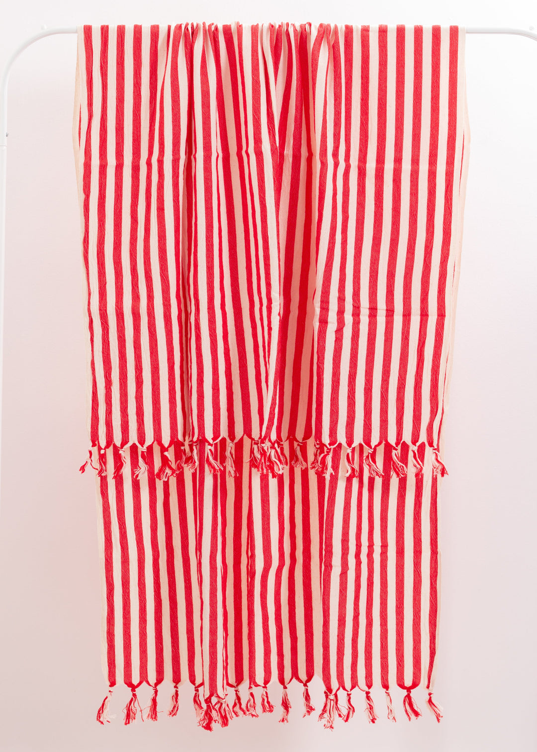 Girit Red Cotton Linen Towel