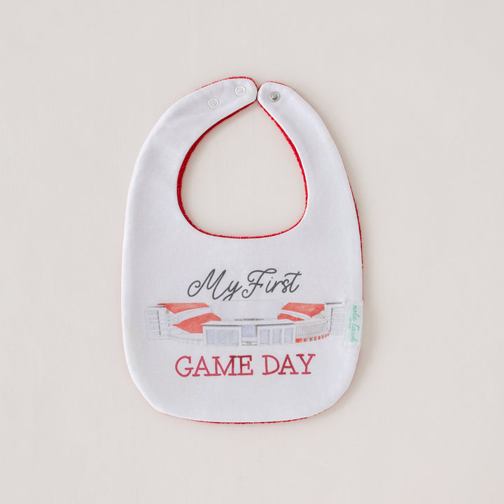 My First Game Day - Arkansas Organic Cotton Baby Bib