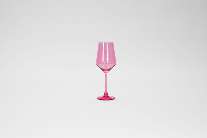 Bubblegum Pink - Stemless Colored Wine Glass